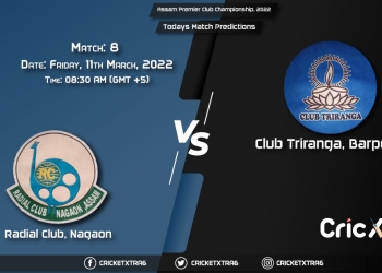 Assam Premier Club Championship, 2022, Match 8 RCL vs CLT, Playing 11 & Today's Match Predictions