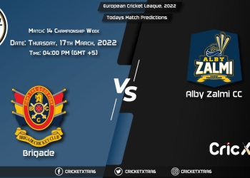 European Cricket League, 2022, Championship Week Match 14 BRI vs ALZ, Playing 11 & Today’s Match Predictions