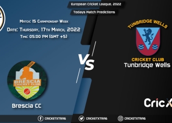European Cricket League, 2022, Championship Week Match 15 TW vs BRE, Playing 11 & Today’s Match Predictions