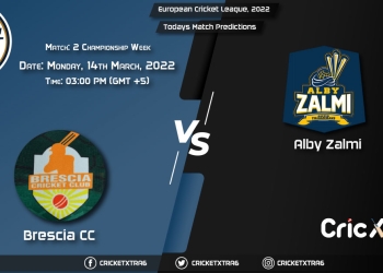 European Cricket League, 2022, Championship Week Match 2 BRE vs ALZ, Playing 11 & Today’s Match Predictions