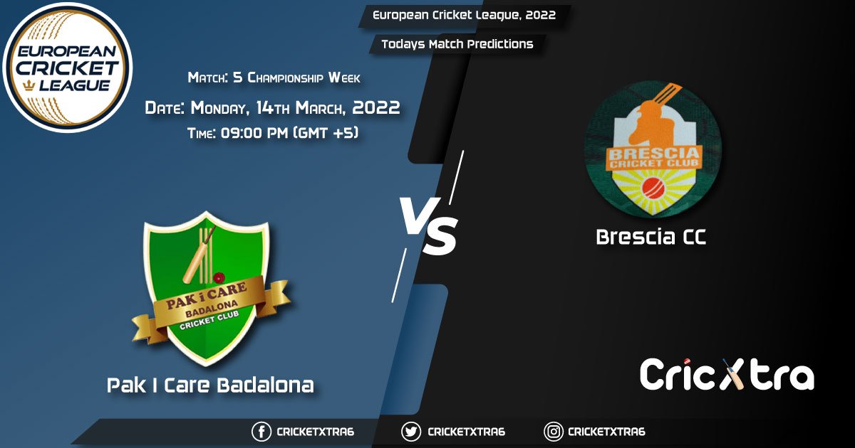 European Cricket League, 2022, Championship Week Match 5 PIC vs BRE, Playing 11 & Today’s Match Predictions