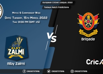 European Cricket League, 2022, Championship Week Match 6 ALZ vs BRI, Playing 11 & Today’s Match Predictions