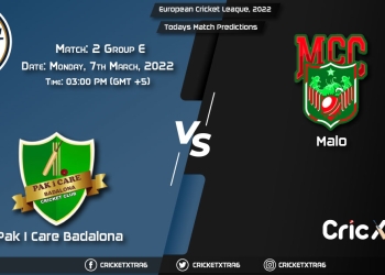 European Cricket League, 2022, Match 2 Group E PIC vs MAL, Playing 11 & Today's Match Predictions