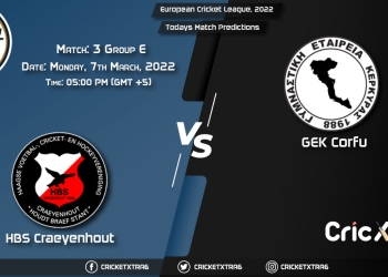 European Cricket League, 2022, Match 3 Group E HCR vs GEK, Playing 11 & Today's Match Predictions