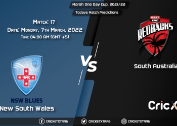 Marsh One Day Cup, 202122, Match 17 NSW vs SAU, Playing 11 & Today's Match Predictions