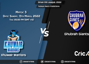 Oman D10 League, 2022, Match 3 KHW vs GGI, Playing 11 & Today's Match Predictions