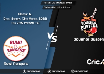 Oman D10 League, 2022, Match 4 RUR vs BOB, Playing 11 & Today's Match Predictions