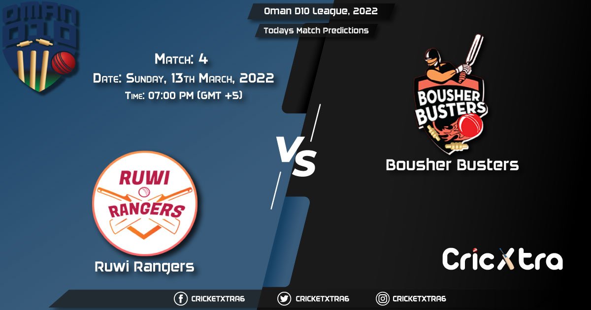 Oman D10 League, 2022, Match 4 RUR vs BOB, Playing 11 & Today's Match Predictions