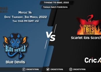 Trinidad T10 Blast, 2022, Match 14 BLD vs SLS, Playing 11 & Today's Match Predictions