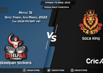 Trinidad T10 Blast, 2022, Match 15 SPK vs SCK, Playing 11 & Today's Match Predictions