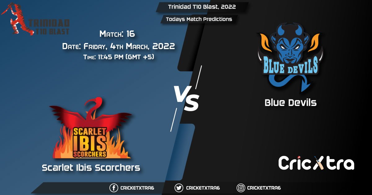 Trinidad T10 Blast, 2022, Match 16 SLS vs BLD, Playing 11 & Today's Match Predictions