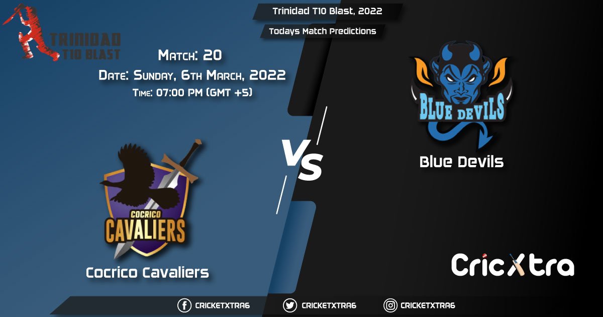 Trinidad T10 Blast, 2022, Match 20 CCL vs BLD, Playing 11 & Today's Match Predictions