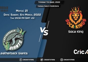 Trinidad T10 Blast, 2022, Match 21 LBG vs SCK, Playing 11 & Today's Match Predictions