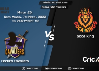 Trinidad T10 Blast, 2022, Match 23 CCL vs SCK, Playing 11 & Today's Match Predictions