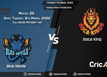 Trinidad T10 Blast, 2022, Match 25 BLD vs SCK, Playing 11 & Today's Match Predictions