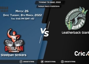 Trinidad T10 Blast, 2022, Match 26 SPK vs LBG, Playing 11 & Today's Match Predictions