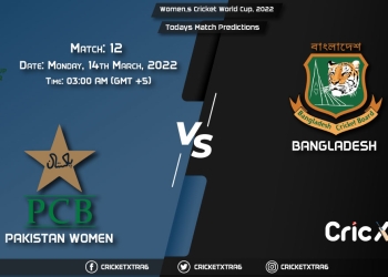 Women's Cricket World Cup, 2022, Match 12 PK-W vs BN-W, Playing 11 & Today's Match Predictions