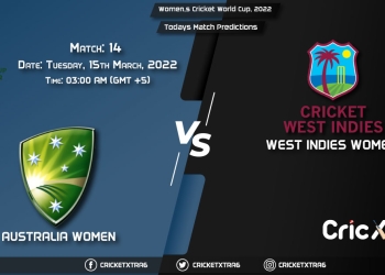Women's Cricket World Cup, 2022, Match 14 AU-W vs WI-W, Playing 11 & Today's Match Predictions