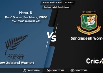 Women's Cricket World Cup, 2022, Match 5 NZ-W vs BD-W, Playing 11 & Today's Match Predictions