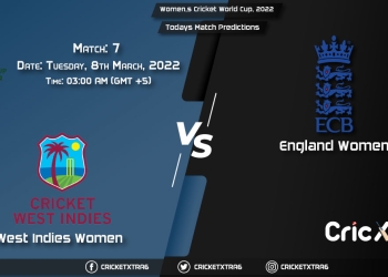 Women's Cricket World Cup, 2022, Match 7 WI-W vs EN-W, Playing 11 & Today's Match Predictions