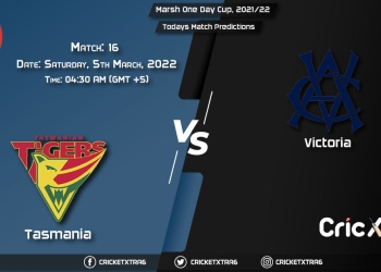 Women's National Cricket League, 202122, Match 16 TAS-W vs VCT-W, Playing 11 & Today's Match Predictions