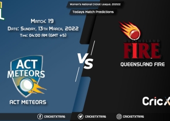 Women's National Cricket League, 202122, Match 19 AM-W vs QUN-W, Playing 11 & Today's Match Predictions