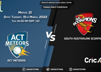 Women's National Cricket League, 202122, Match 21 AM-W vs SAU-W, Playing 11 & Today's Match Predictions