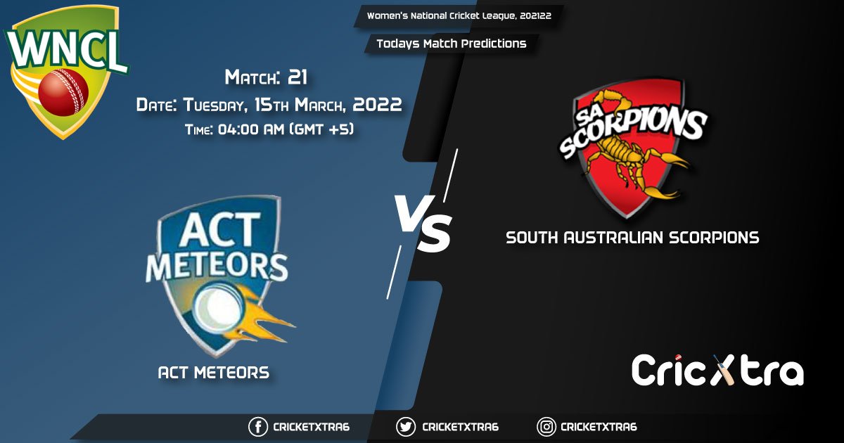 Women's National Cricket League, 202122, Match 21 AM-W vs SAU-W, Playing 11 & Today's Match Predictions