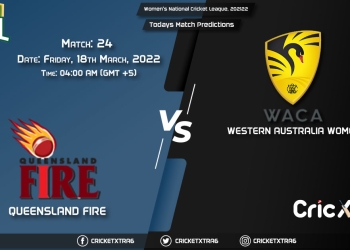 Women's National Cricket League, 202122, Match 24 QUN-W vs WA-W, Playing 11 & Today's Match Predictions