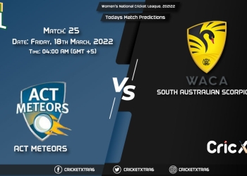 Women's National Cricket League, 202122, Match 25 AM-W vs SAU-W, Playing 11 & Today's Match Predictions