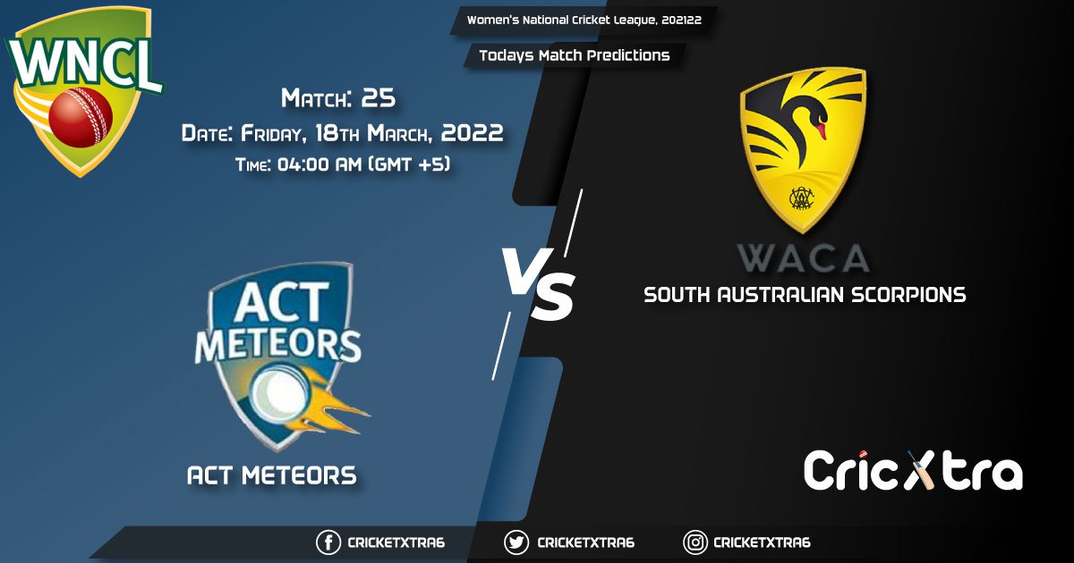 Women's National Cricket League, 202122, Match 25 AM-W vs SAU-W, Playing 11 & Today's Match Predictions