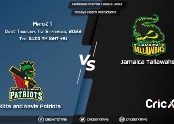 Caribbean Premier League, 2022, SKN vs JAM 1st Match Prediction, Fantasy Cricket Tips, Pitch Report and Injury Update
