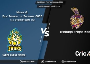 Caribbean Premier League, 2022, SLK vs TKR 2nd Match Prediction, Fantasy Cricket Tips, Pitch Report and Injury Update