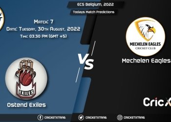 ECS Belgium, 2022, OEX vs MEX 7th Match Prediction, Fantasy Cricket Tips, Pitch Report and Injury Update