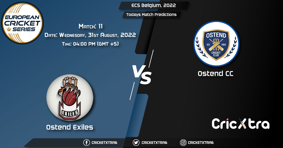 ECS Belgium, 2022, OEX vs OST 11th Match Prediction, Fantasy Cricket Tips, Pitch Report and Injury Update