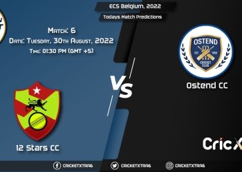 ECS Belgium, 2022, STR vs OST 6th Match Prediction, Fantasy Cricket Tips, Pitch Report and Injury Update