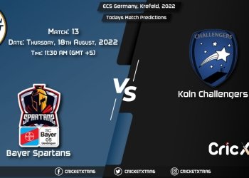 ECS Germany, Krefeld, 2022, BYS vs KCH 13th Match Prediction, Fantasy Cricket Tips, Pitch Report and Injury Update