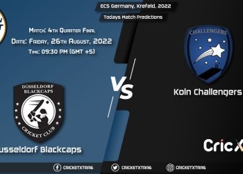ECS Germany, Krefeld, 2022, DB vs KCH 4th Quarter Final Match Prediction, Fantasy Cricket Tips, Pitch Report and Injury Update