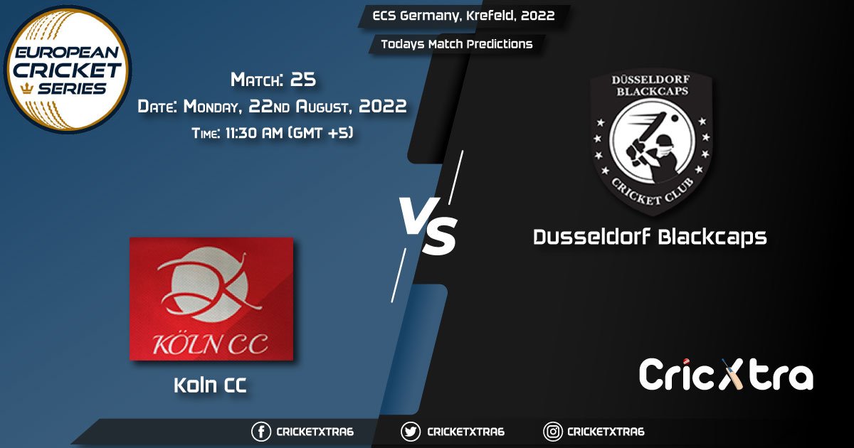 ECS Germany, Krefeld, 2022, KCC vs DB 25th Match Prediction, Fantasy Cricket Tips, Pitch Report and Injury Update