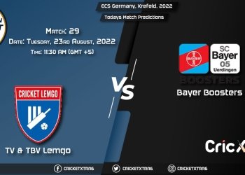 ECS Germany, Krefeld, 2022, LEM vs BYB 29th Match Prediction, Fantasy Cricket Tips, Pitch Report and Injury Update