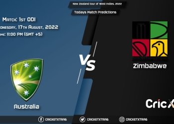 Zimbabwe tour of Australia, 2022, AUS vs ZIM 1st ODI Match Prediction, Fantasy Cricket Tips, Pitch Report and Injury Update