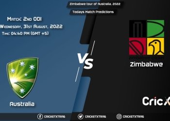 Zimbabwe tour of Australia, 2022, AUS vs ZIM 2nd ODI Match Prediction, Fantasy Cricket Tips, Pitch Report and Injury Update