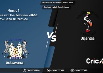 Africa Cricket Association T20I Cup, 2022, BOT vs UGA 1st Match Prediction, Fantasy Cricket Tips, Pitch Report and Injury Update