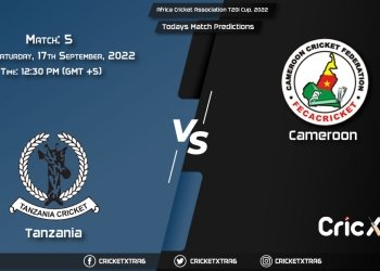 Africa Cricket Association T20I Cup, 2022, TAN vs CAM 5th Match Prediction, Fantasy Cricket Tips, Pitch Report and Injury Update