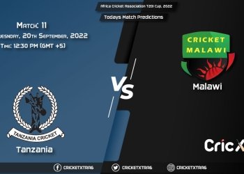 Africa Cricket Association T20I Cup, 2022, TAN vs MAL 11th Match Prediction, Fantasy Cricket Tips, Pitch Report and Injury Update