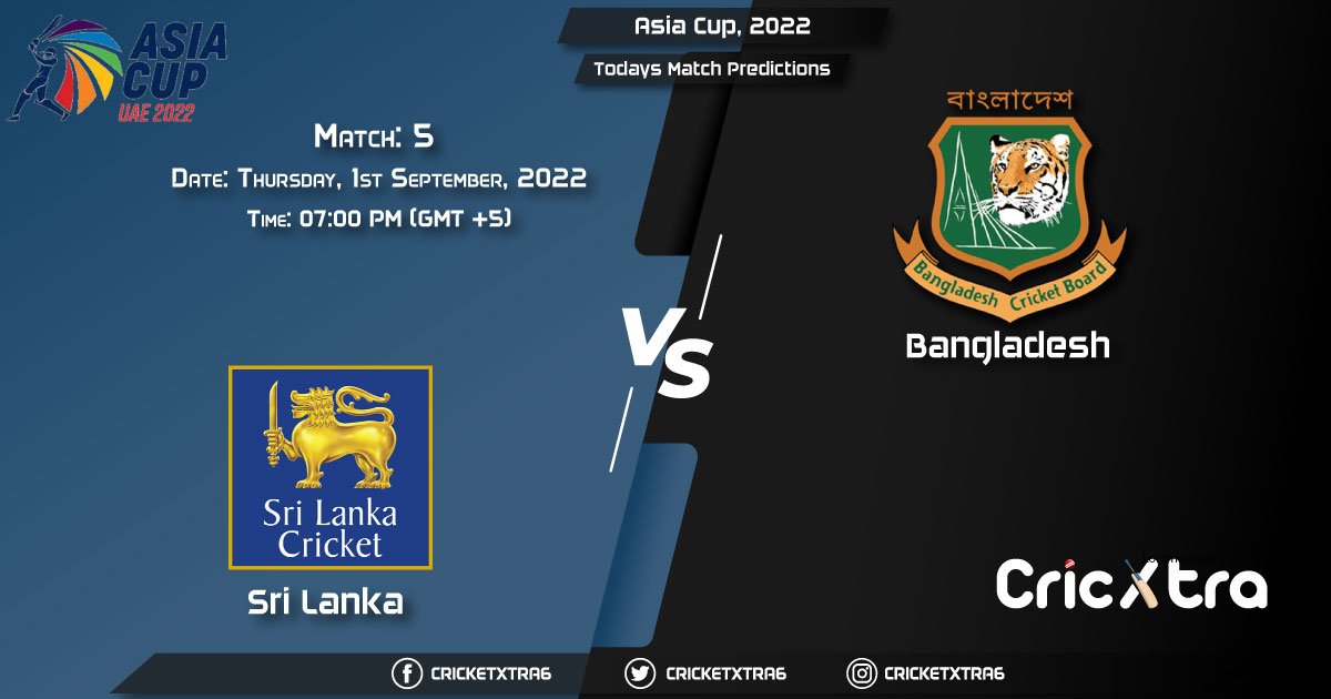 Asia Cup, 2022, SL vs BAN 5th Match Prediction, Fantasy Cricket Tips, Pitch Report and Injury Update