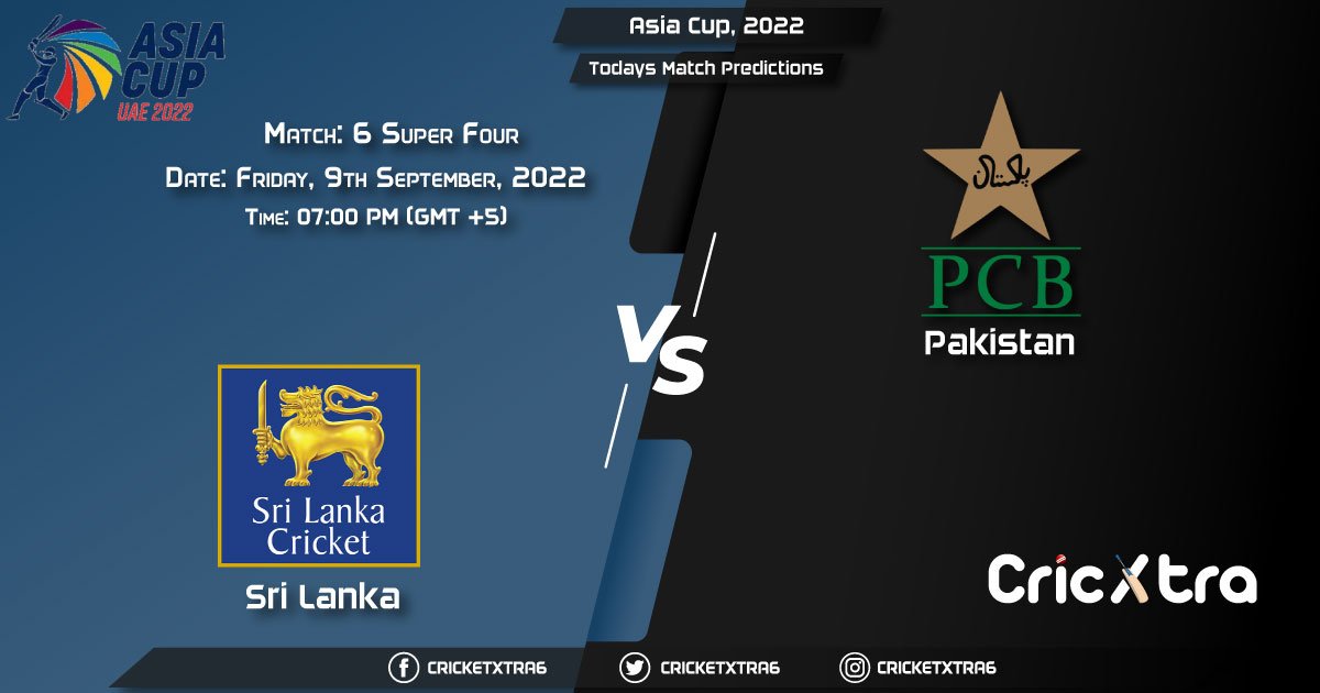 Asia Cup, 2022, SL vs PAK Super Four - Match 6 Prediction, Fantasy Cricket Tips, Pitch Report and Injury Update