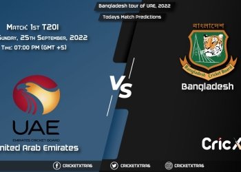Bangladesh tour of UAE, 2022, UAE vs BAN 1st T20I Match Prediction, Fantasy Cricket Tips, Pitch Report and Injury Update