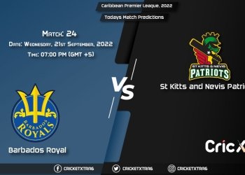 Caribbean Premier League, 2022, BR vs SKN 24th Match Prediction, Fantasy Cricket Tips, Pitch Report and Injury Update