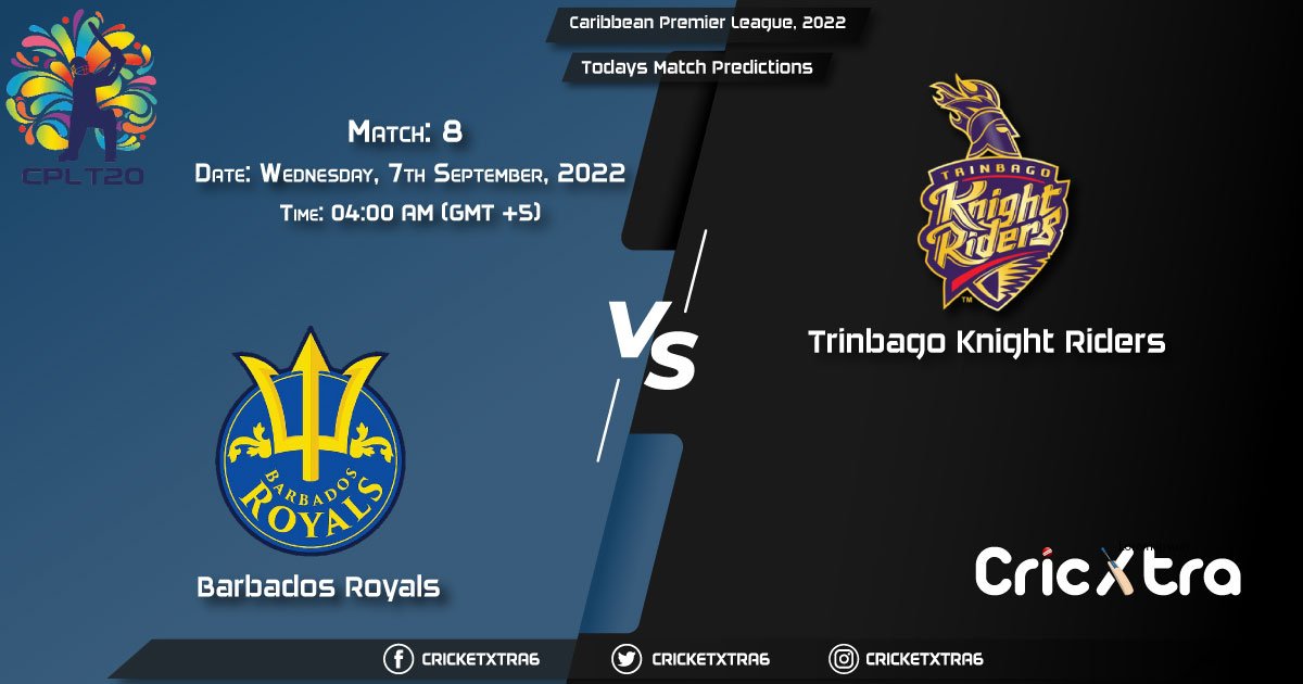 Caribbean Premier League, 2022, BR vs TKR 8th Match Prediction, Fantasy Cricket Tips, Pitch Report and Injury Update